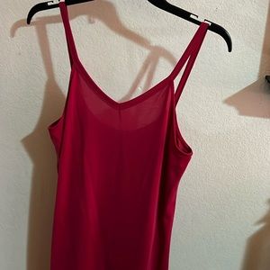Long red dress, small